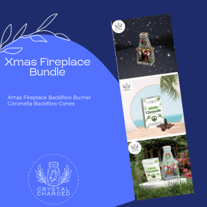 Xmas Fireplace Backflow Incense Burner Bundle 1